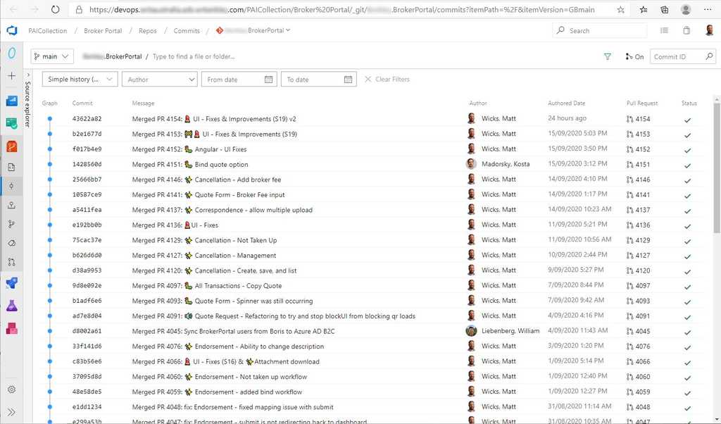 commits with emojis